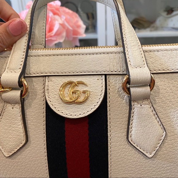 🚫SOLD🚫New Gucci small ophidia tote white - Picture 10 of 10